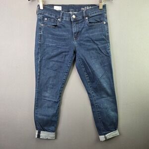 Gap Jeans Legging Jean 1969 29P Dark Wash Blue Denim Stretch Skinny Petite